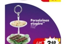 porseleinen etagere