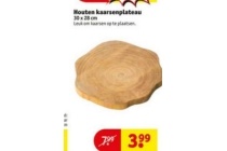 houten kaarsenplateau