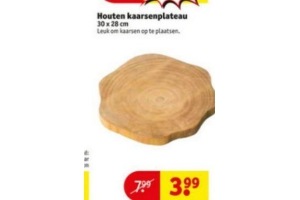 houten kaarsenplateau