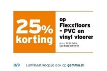 25 korting op flexxvloers