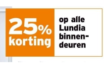 25 korting op alle lundia binnendeuren