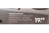 tafelset damast