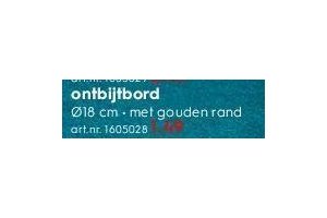 ontbijtbord