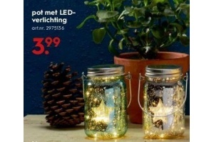 pot met led verlichting