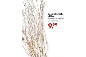 decoratietakken glitter