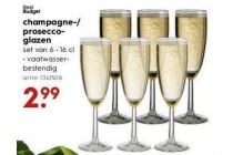 champagne prosecco glazen