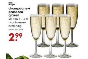 champagne prosecco glazen