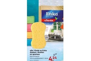 alle vileda en enka doeken dweilen en sponsen