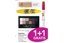 het gehele maybelline assortiment