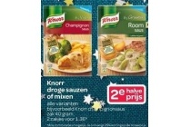 knorr droge sauzen of mixen