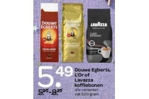 douwe egberts l or of lavazza koffiebonen