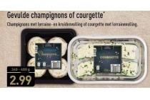 gevulde champignons of courgette