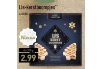ijs kerstboompjes