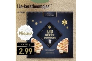 ijs kerstboompjes