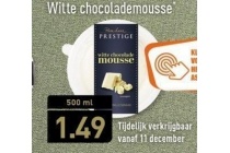 witte chocolademousse