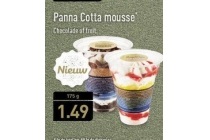 panna cotta mousse