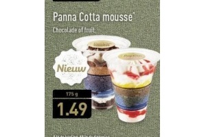 panna cotta mousse