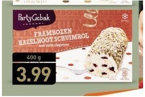 frambozen hazelnoot schuimrol