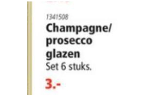 champagne glazen