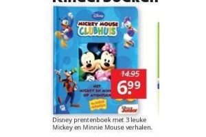 mickey mouse clubhuis prentenboek