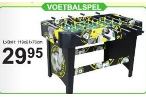 voetbaltafel