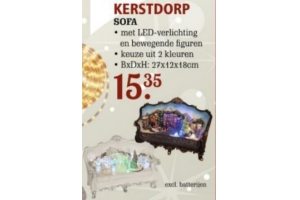 kerstdorp sofa