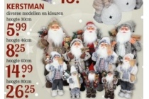 kerstman diverse modellen