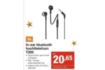 in ear bluetooth hoofdtelefoon t205