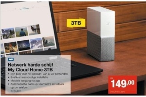 netwerk harde schijf my cloud home 3tb