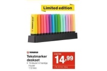 tekstmarker deskset