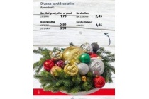 diverse kerstdecoraties