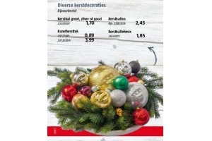 diverse kerstdecoraties