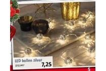 led bollen zilver