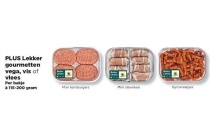 plus lekker gourmetten vega vis of vlees