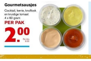 hoogvliet gourmetsausjes