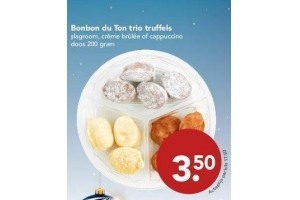 bonbon du ton trio truffels