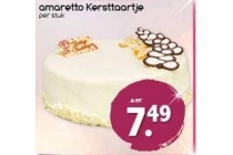 amaretto kersttaartje