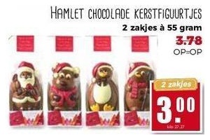 hamlet chocolade kerstfiguurtjes