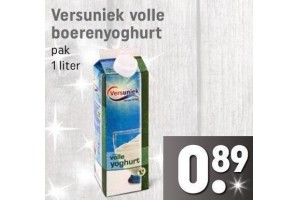 versuniek volle boerenyoghurt