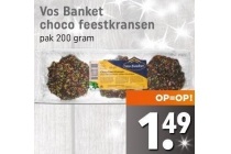 vos banket choco feestkransen