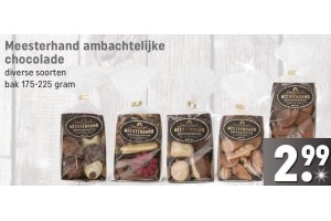 meesterhand ambachtelijke chocolade