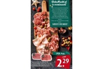 italiaanse en spaanse vleeswaren