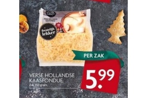 verse hollandse kaasfondue