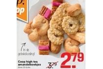 coop high tea amandelkoekjes