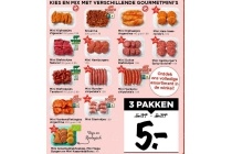 kies en mix met verschillende gourmetmini s
