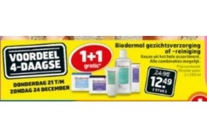 biodermal gezichtsverzorging of reiniging