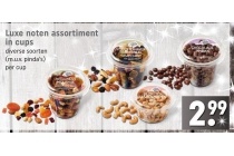 luxe noten assortiment in cups