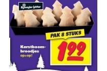 kerstboom broodjes