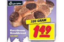 kerstboom breekbrood