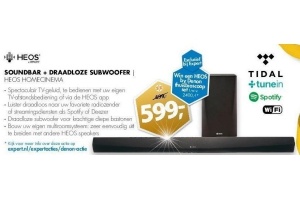 heos soundbar draadloze subwoofer heos homecinema